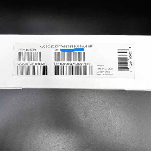 New Sealed Alcatel Joy Tab 2 tablet Dual Cam Quad core 32 GB Metro by T-Mobile - Picture 6 of 6